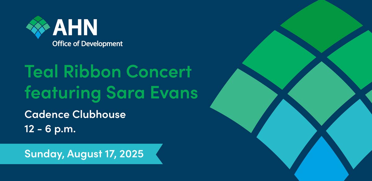 Teal Ribbon Concert Series with Sara Evans at Cadence Clubhouse August 17, 2025