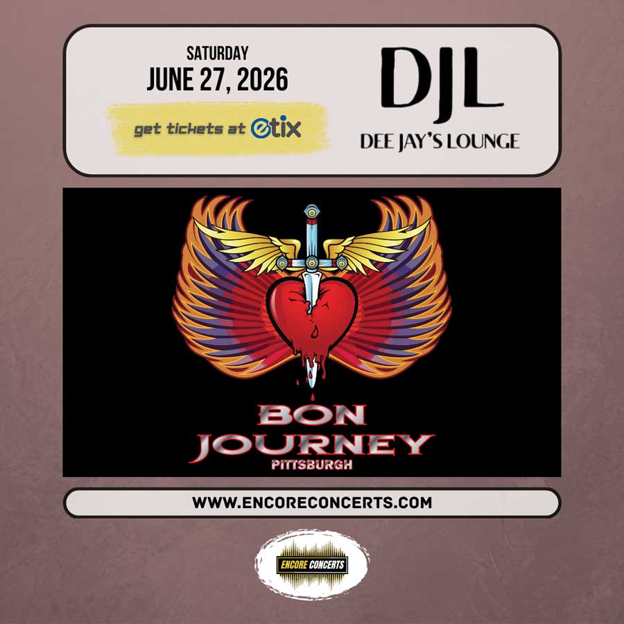 Dee Jay's Lounge and Encore Concerts proudly present Bon Journey - The Best of Bon Jovi & Journey - live in concert on Saturday, June 27, 2026.